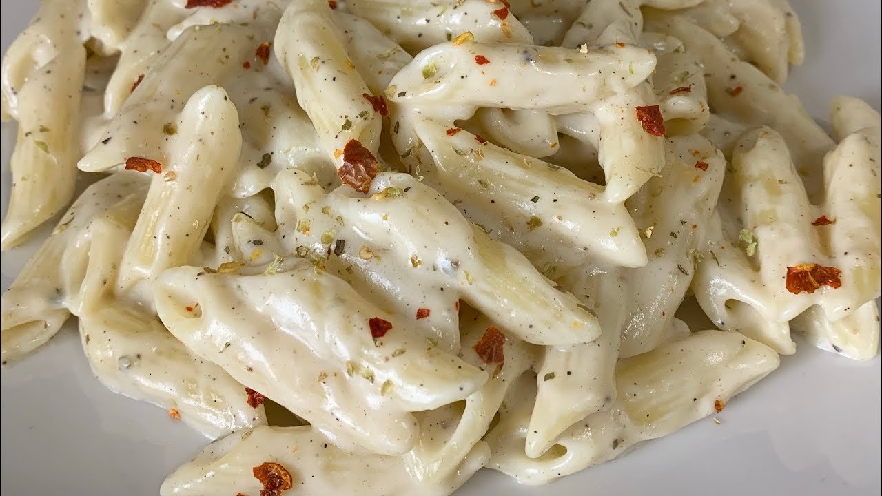 White Sauce Pasta (Alfredo pasta) BM